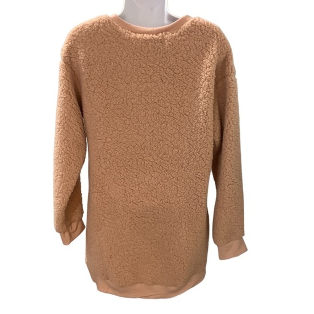 Love Cozy Sweater Dress Size Med Mini Women Pinkish Tan - Picture 2 of 9